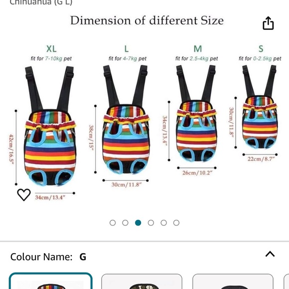 Small dog backpack carrier - Picture 10 of 10